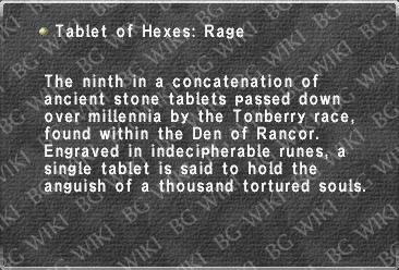 Tablet of Hexes: Rage