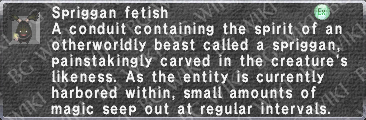 Spriggan Fetish description.png