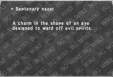 Septenary nazar