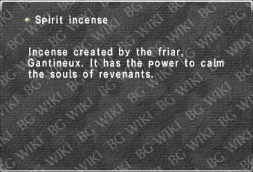 Spirit incense