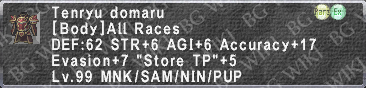 Tenryu Domaru description.png