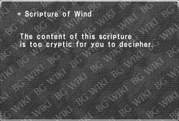Scripture of Wind