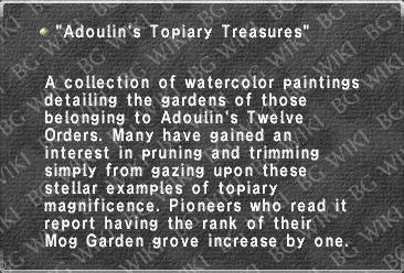 "Adoulin's Topiary Treasures"