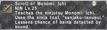 Monomi: Ichi (Scroll) description.png