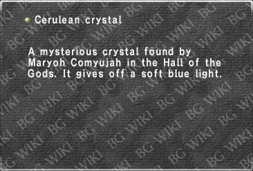 Cerulean crystal