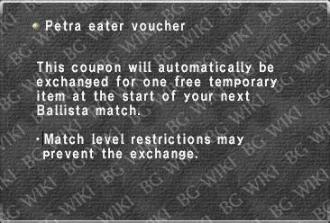 Petra eater voucher