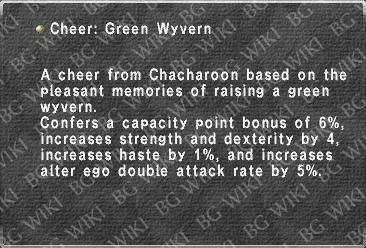 Cheer: Green Wyvern