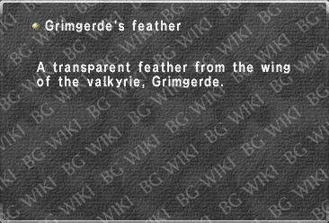 Grimgerde's feather