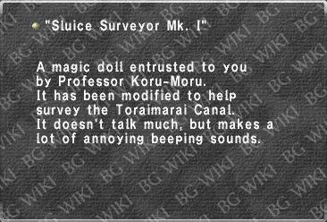 "Sluice Surveyor Mk. I"