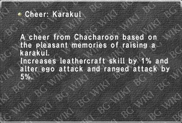 Cheer: Karakul