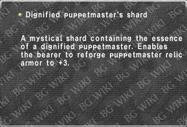 Dignified puppetmaster's shard