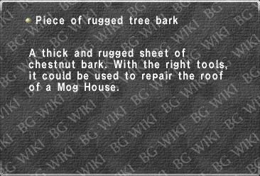 Piece of rugged tree bark