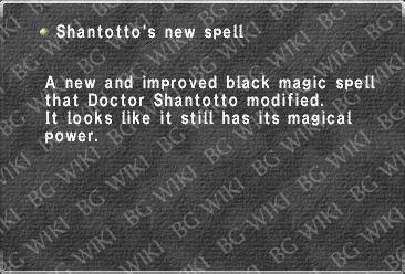 Shantotto's new spell