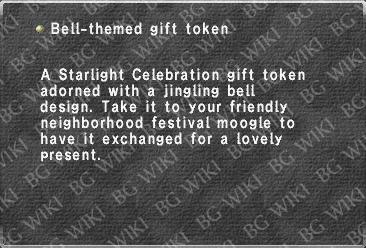 Bell-themed gift token