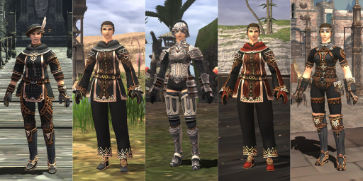 Level 25-30 armor sets customized for CatsEyeXI