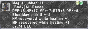 Magus Jubbah +1 description.png