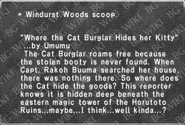 Windurst Woods scoop