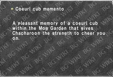 Coeurl cub memento