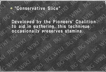 "Conservative Slice"