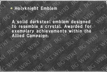 Holyknight Emblem §§§§