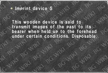 Imprint device S