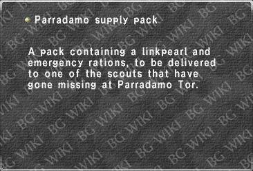 Parradamo supply pack