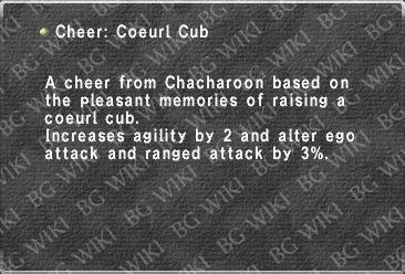 Cheer: Coeurl Cub