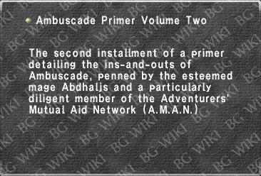 Ambuscade Primer Volume Two