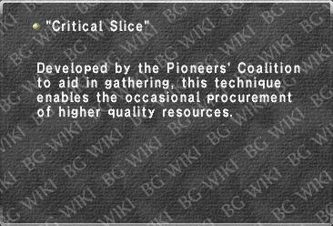 "Critical Slice"