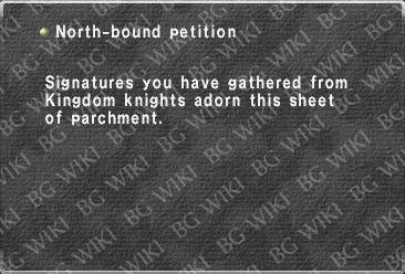 North-bound petition