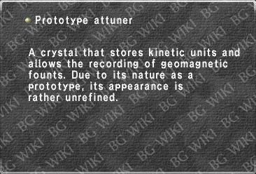 Prototype attuner