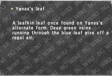 Ygnas's leaf