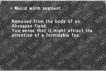 Mucid worm segment