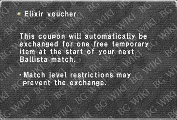 Elixir voucher