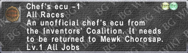 Chef's Ecu -1 description.png