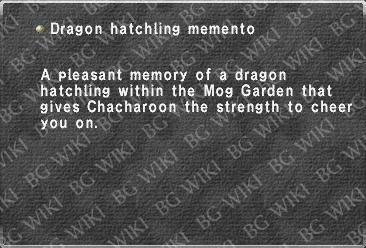 Dragon hatchling memento