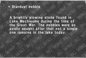 Stardust pebble