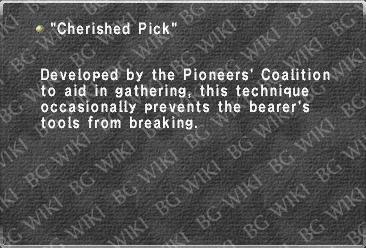 "Cherished Pick"