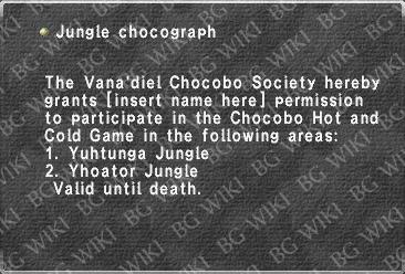 Jungle chocograph