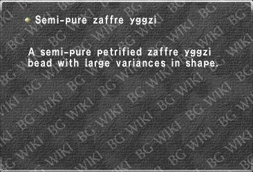 Semi-pure zaffre yggzi