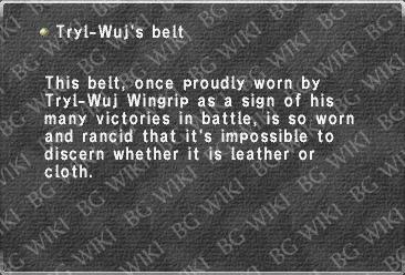 Tryl-Wuj's belt