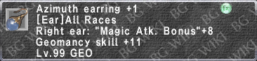 Azimuth Earring +1 description.png