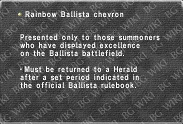 Rainbow Ballista chevron