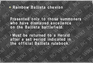 Rainbow Ballista chevron