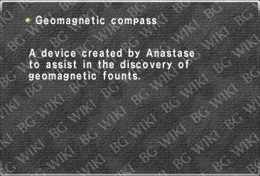 Geomagnetic compass