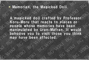 Memorian, the Magicked Doll