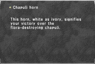 Chapuli Horn (Key Item)