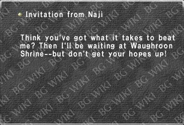 Invitation from Naji