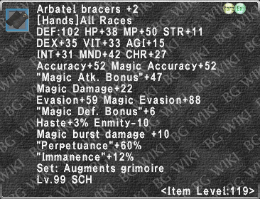 Arbatel Bracers +2 description.png