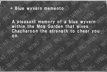 Blue wyvern memento